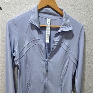 Lululemon Athletica Lavender Zip-Up Jacket long!